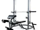 Marcy sm-1050 Home Gym Smith Machine (Weight Bench capacità di 272,2 Kilogram di Peso, Pan...