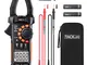 TACKLIFE Clamp Meter CM06, Pinza Amperometrica Professionale con NCV Test di auto-range Co...