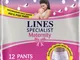 Lines Specialist Maternity, Taglia M (70-100 cm) - Mutande Assorbenti Post Parto, Multicol...