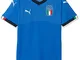 Puma FIGC Italia Home Replica Short Sleeve, Maglietta Bambine e Ragazze, Power/Blu, L