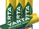 VARTA Batterie ricaricabili AAA Rechargeable Ready2Use precaricata Micro Ni-Mh (pacco da 4...