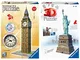 Ravensburger Italy Puzzle 3D Big Ben Con Orologio Funzionante, Multicolore, 12586 & 12584...