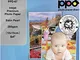 PPD 10x15cm (6x4”) 50 Fogli 280g Carta Fotografica Premium Satinata Perlata Per Stampanti...