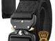 Boneke Cintura Militare, Cintura Regolabile Tattica con Sicurezza Fibbia a sgancio rapido...