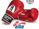 GREEN HILL Guanti da Boxe Tiger OMOLOGATI AIBA GUANTONI Combattimento Pugilato (Rosso, 10...