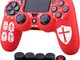 YoRHa Lncisione Laser Custodia in Silicone Cover (Crociato) per PS4/Slim/Pro Dualshock 4 C...