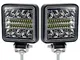 antom 2 Pcs Faro da Lavoro Led Quadrato 102W Faretti di Profondità Supplementari a Led per...