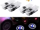 Bodhi Luce per porta auto Logo Light,4 pezzi di luci per porte auto LED 3D Car Light Entry...