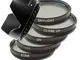 DynaSun Kit Pro 58 mm CPL filtro circolare polario/UV/stella con Skylight, lenti e paraluc...