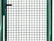 Cancello Pedonale per Recinzione mod. Tivoli 100X115H cm colore Verde Papillon