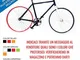 Bici Scatto Fisso Fixed Gear Bike in Alluminio con MOZZO Flip Flop in più Colori