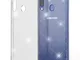 NALIA Custodia Glitterata compatibile con Samsung Galaxy M20 2019, Sottile Chiaro Cellular...