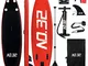 NO. 32 Tavola da SUP Stand Up Paddle Board Gonfiabile 9'10"(300x83x15cm-di Spessore) + Pag...