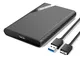 ORICO Case Esterno per Disco Rigido 2.5,HDD/SSD Custodia Esterno Adattatore per USB3.0 a S...