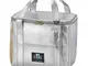 Borsa termica elegante Be Cool argento 29x 18 x 21 cm - borsa per la spesa che raffredda e...