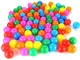 Eurobuy 100 Palline Colorate in plastica per Bambini, 5,5cm Mini Palline Colorate Diverten...