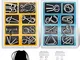 YGZN Metal Wire Puzzle Set di 16, Rompicapo in metallo Torsione Puzzle Game 3D-Perfetto Cl...