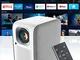 Pokitter CineMax Pro Proiettore 4K Supporta licenza Netflix, Android TV 10.0 con 7000+ app...
