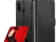 LeYi Cover Xiaomi Redmi Note 8T con HD Pellicola Protettiva,Custodia Flip Pelle Libro Sili...