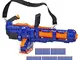 Nerf Titan CS-50 giocattolo Blaster – completamente motorizzato, 50 ufficiali Elite – Frec...