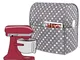 Luxja Copertura per KitchenAid Robot da cucina, Cover con tasche posteriori per KitchenAid...