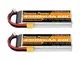 Youme Batteria LiPo 11.1V, batterie Lipo 3S RC 4500mAh 60C con spina XT60 per auto/camion,...