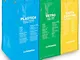 Stupenda BOR02598A Set Borse Ecobags, Multicolore, 50x36.5x3 cm