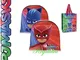 REGALIDEA PJMASKS PJ Masks PIGIAMINI Berretto Cappellino Bimbo Bimba Taglia 52 Rosso Viol