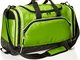 AmazonBasics - Borsa per lo sport, piccola, Verde fluo