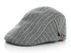 Anshili Bambino Coppola Berretto Cappello Gatsby (Grigio)