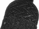 Buff Ebba - Cappello da Uomo, Uomo, 117866.999.10.00, Nero, Taglia Unica