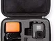 Amazon Basics - Custodia per trasporto GoPro, misura Extra-Small, Nero, Tinta Unita