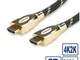 Nilox NX090201123 cavo HDMI 1 m HDMI tipo A (Standard) Nero, Oro