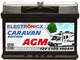 AGM 100Ah Electronicx Caravan Edition V2 solar battery power supply 12v motorhome gel accu...