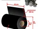 Ribbon 40x300 ink out - Nastro carbongrafico a base cera per stampa a trasferimento termic...