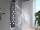 TVTIUO colonna doccia idromassaggio LED Pannello Doccia in Acciaio Inox con miscelatore,5...