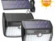 Luce Solare LED Esterno, 48 LED 800LM Lampada Solare con Sensore di Movimento, Pannello so...
