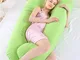 OurLeeme Maternity Pillow Confortevole U Shape Pillow Full Body Support Ultra Soft Cuscino...