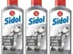 3 X SIDOL argento stagno oro 250 ML pulisce accuratamente stoviglie da tavola, posate, gio...