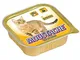 Moustache Pate' con Pollo - Umido Cotto al Vapore per Gatti vaschetta Gr. 100