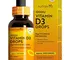 Vitamina D3 Gocce - 1000 UI per Goccia Alto Dosaggio - 2000 Gocce in 60ml - Supporta Ossa,...