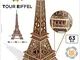 Educa- Puzzle 3D Tour Eiffel, Multicolore, 16998.0