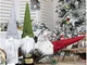 3PCS Copri bottiglia di vino di Natale Toppers per bottiglie di vetro di vino Borse per bo...