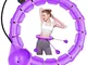 LEAFIA Smart Hula Hoop, Fitness Intelligente, Professionale Dimagrante, Non Cade, con Fitn...