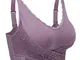 iClosam Reggiseno Senza Ferretto, Reggiseno Bra Donna Push up con Imbottito Rimovibili, Vi...