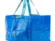 Ikea - Frakta large bags, maximum load: 25 kg, color: Blue (Pack of 10)
