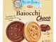 Mulino Bianco Biscotti Baiocchi Choco, Biscotto di Pastafrolla e Tavoletta di Cioccolato a...