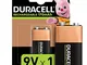 Duracell - Rechargeable 9V 170mAh, Batteria Ricaricabile 170 mAh, confenzione da 1