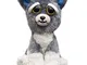 Feisty Pets FP-Dog - Peluche a Forma di Cane, Sammy Suckerpunch