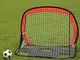 Matuke Porte da Calcio con Reti per Bambini da Giardino Esterno Penalty Zone, 110 x 80 x 8...
